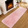 Luxury Modern Plush Fluffy Velvet Rug 5 x 8 ft, Faux Wool Rugs with  Non-Slip & Washable,for Bedroom Living Room Nursery - 3 of 4