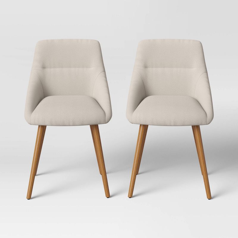 2pk Timo Dining Chair Cream - Threshold&#8482;, 1 of 10