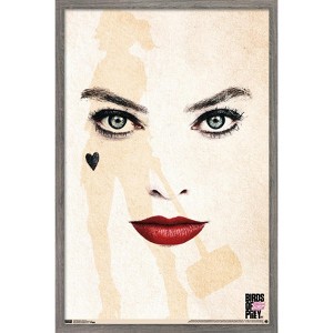 Trends International DC Comics Movie - Birds of Prey - Harley Quinn - Face Framed Wall Poster Prints - 1 of 4