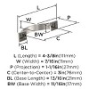 Amerock Sheffield 3 Inch Center-to-Center Pull for Cabinets, Drawers, and Furniture - 3 of 3