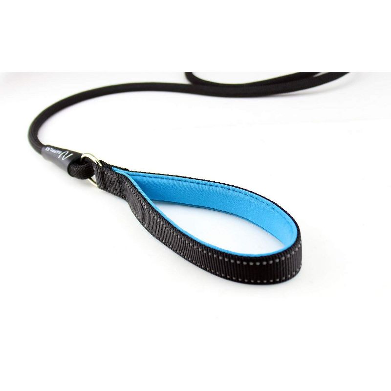 Happilax 5 ft Dog Leash for Medium to Large Dogs - Blue & Black, 3 of 5