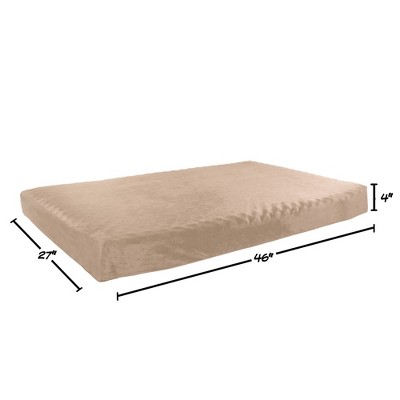 Pet Adobe 46" Orthopedic Memory Foam Pet Bed - Tan