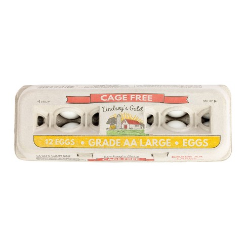 Great Value Cage-Free Grade AA Extra Large White Eggs, 12 Count