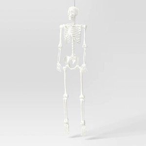 60" Poseable Skeleton Halloween Decorative Prop Iridescent - Hyde and EEK! Boutique™ - 1 of 3