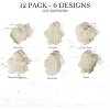 4E's Novelty Ready to Paint Ceramic Ornaments 12 pack - DIY Ceramic Figures to Paint for Kids & Adults, Design Your Own Christmas Ceramics for Display - 2 of 4