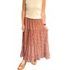 Women's Mix Floral Maxi Skirt - Greek Archaic Kori - image 2 of 4