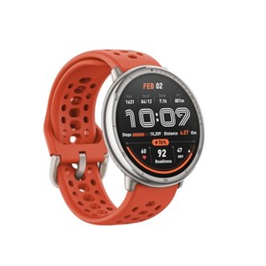 Amazfit Active 2 Round Smartwatch - Red Silicone Sport - 1 of 4