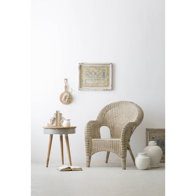 Vintage White Distressed Corbel Bookends - Set of 2