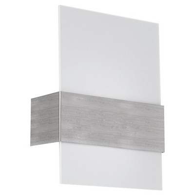 Nikita Wall Light 11.5" Matte Nickel - Eglo