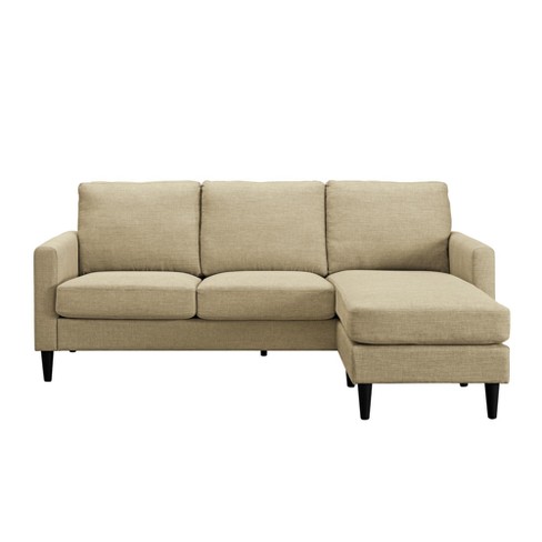 Verona Mid Century Reversible Sectional, Dorel Living Small Spaces Sectional Sofa