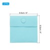 Unique Bargains Velvet Snap Button Dense Stitches Jewelry Bag 2 Pcs - 2 of 4