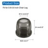 Unique Bargains Elastic Soft Chair Leg Protect Non-Slip Silicone Floor Pads 16 Pcs - 2 of 3