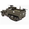 M3 Half-Track AFV with M2HB Machine Gun Olive Drab "United States Army" 1/43 Diecast Model by Militaria Die Cast - 4 of 4