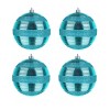 National Tree Company First Traditions Christmas Tree Ornaments, Blue with Glitter Stripes, Set of 6 - 4 of 4