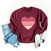 Simply Sage Market Women's Graphic Sweatshirt Three Piece Heart - 3 of 4