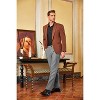 COOFANDY Men Classic Fit Dress Pant Casual Flat Front Pant Expandable Waist Suit Pant - 2 of 4