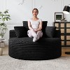Hrinhom 50"W Sponge Single Sofa,Modern Corduroy Sleeper Chair,No Assembly - 4 of 4