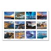 Recycled Earthscapes Desk Pad Calendar, Seascapes Photography, 22 x 17, Black Binding/Corners,12-Month (Jan to Dec): 2025 - 3 of 3