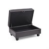 Revere G305-O Ottoman , CAPPUCCINO - 2 of 4