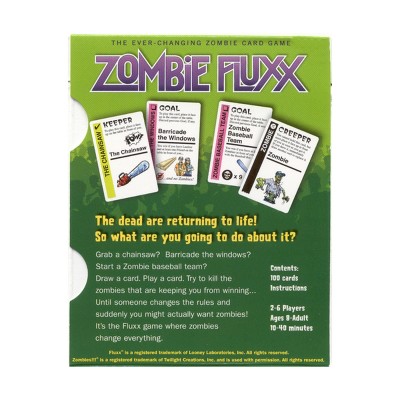 Zombie Fluxx 1.0 Board Game