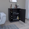 NicBex Rolling Kitchen Island Cart with 6 Bottle Racks and 2 Shelves,Kitchen Island on Wheels with Storage,Modern Island Table for Kitchen - 2 of 4
