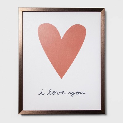 Wall Decor Framed Artwork Heart - Cloud Island™