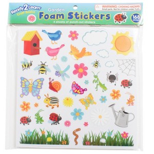 Ready 2 Learn Foam Stickers, Garden, Pack of 168 (Pack of 6) - 1 of 1