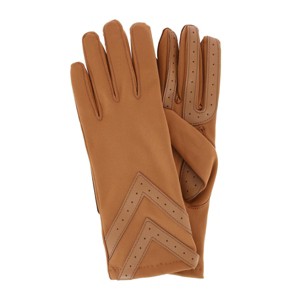 Isotoner Women's Touchscreen Spandex Winter Glove with Chevron Wrist - 1 of 4