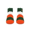 NCAA Miami Hurricanes Neapolitan Stride Fuzzy Socks - 2 of 3
