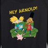 Women's - Hey Arnold! - Arnold, Gerald, and Abner Lightweight French Terry Wide Neck Long Sleeve Shirt - 2 of 4