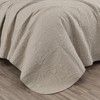 FIONECA Oversized 3 Piece Quilted Bedspread Set Includes Bedspread Matching Shams For Versatile Bedroom Styling - 4 of 4