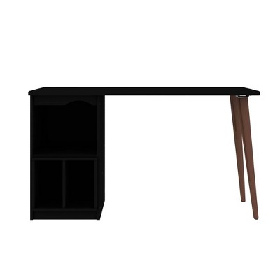 53.54" Hampton Home Office Desk Black - Manhattan Comfort