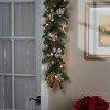 National Tree Company 9 ft. Glittery Pomegranate Pine Garland with Clear Lights - 2 of 4