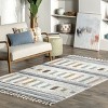 Nuloom Iria Colorful Pyramid Kids Indoor Area Rug, 4' x 6', Beige - 2 of 4
