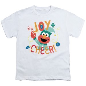 Boys' Sesame Street Christmas Joy And Cheer With Elmo T-Shirt - 1 of 4