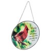 Dicksons Worship Red, Yellow, and Green 6.5 x 9 Inch Glass Sun Catcher with Suction Cup - 2 of 2
