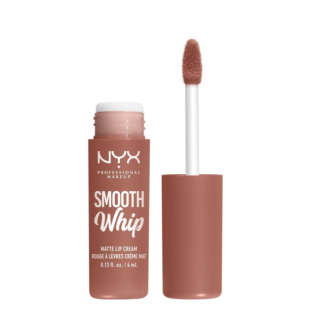 Photos - Lipstick & Lip Gloss NYX Professional Makeup Smooth Whip Blurring Matte Liquid Lipstick - Pancake - 0.13 fl oz 