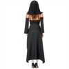 Clotth Womens Halloween Nun Costume - Nun Dress Includes with Nun socks, jumpsuit, headscarf, scarf, sleeves, waist skirt for Cosplay Festival - 2 of 4