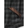 Boulder Creek by KingSize Men's Big & Tall Plaid Multi-Pocket Vest - image 3 of 4