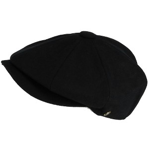 Epoch Hats Company Men's Melton Wool 8 Quarter Newsboy Cap - 1 of 4