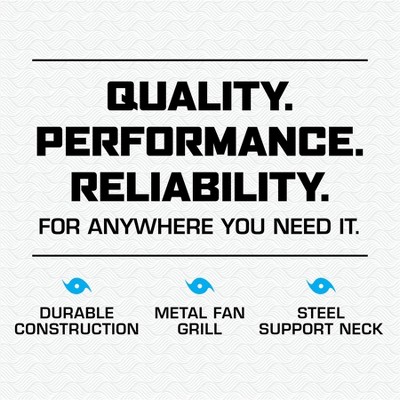 Hurricane 16-Inch White Metal Oscillating Wall Mount Fan