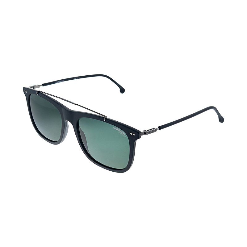 Carrera 150/S 003 Unisex Rectangle Sunglasses Matte Black 55mm, 1 of 4