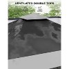 Garvee 12x12 Pop Up Gazebo Outdoor Canopy Shelter with 4 Stanbags, 8 Stakes Instant Gazebo Tent for Lawn, Garden, Backyard Deck, Gray - 4 of 4
