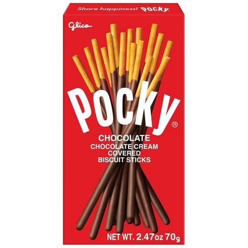 Glico Pocky Chocolate Covered Biscuit Sticks 2.47oz : Target