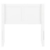 AFI Furnishings AFI Canyon Solid Wood Rustic Farmhouse Headboard Twin in White - 3 of 4