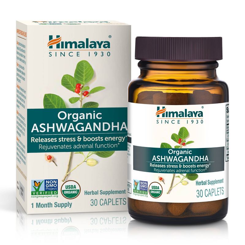 Himalaya Organic Ashwagandha Vegan Caplets, 3 of 6
