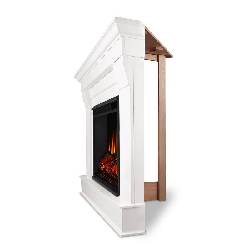 Real FlameChateau Corner Electric Fireplace White, 4 of 12