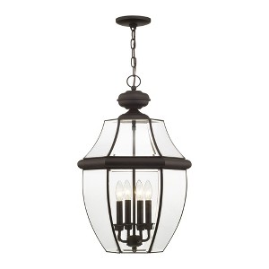 Livex Lighting Monterey 4 - Light Pendant in  Bronze - 1 of 4
