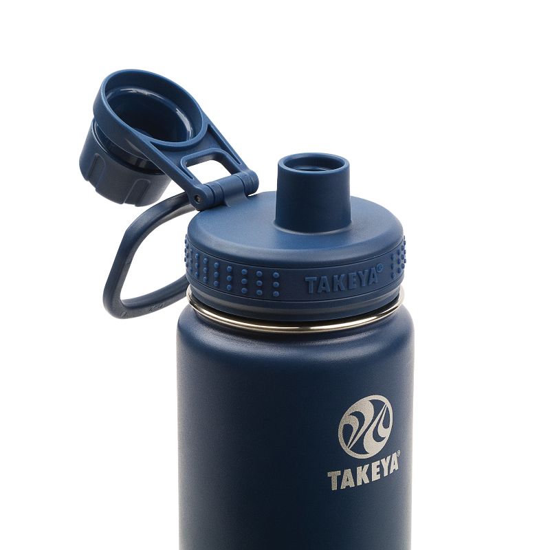 Takeya 24oz Actives Insulated Stainless Steel Water Bottle with Spout Lid, 3 of 11