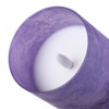 Generic  Purple LED Candles for Home Decor, Glass Flameless Candles with Remote, Set of 3 Battery Operated Pillar Candle for Fall Halloween Decoration - 3 of 4